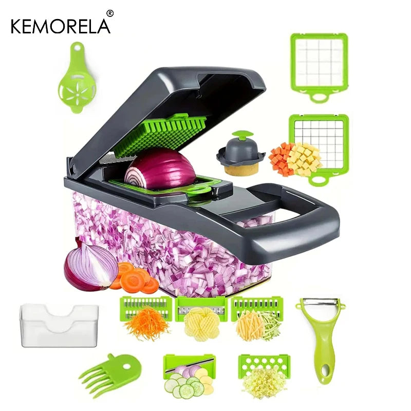 The Ultimate 14/16-in-1 Multifunctional Vegetable Chopper for Every Kitchen - E Power Solutions