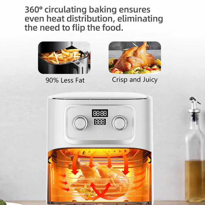 Versatile Household High-capacity Microwave Air Fryer - E Power Solutions