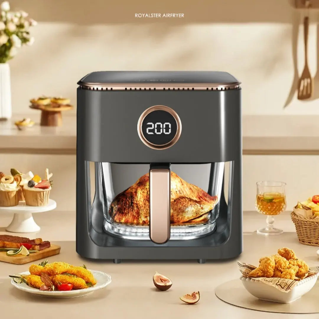 Full-automatic Large-capacity Visual Panoramic Air Fryer - E Power Solutions